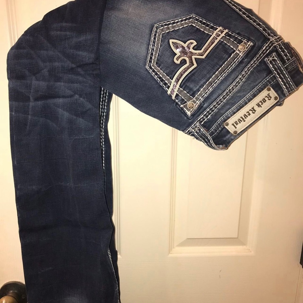 women’s rock revival jeans